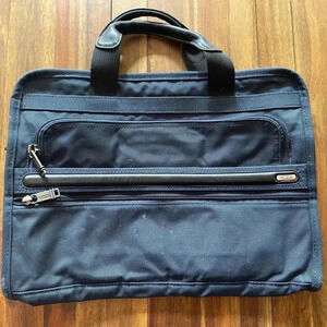 Tumi lap top blue briefcase 15”